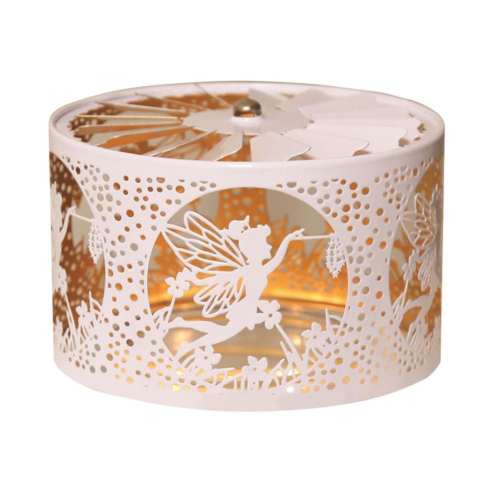 Aroma Silhouette White & Gold Carousel Fairy Shade £11.69
